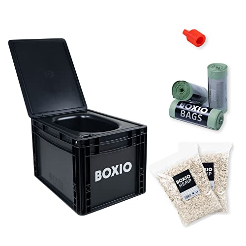 BOXIO Toilet Plus - Toilette Sèche Portable Séparateur d’Uri